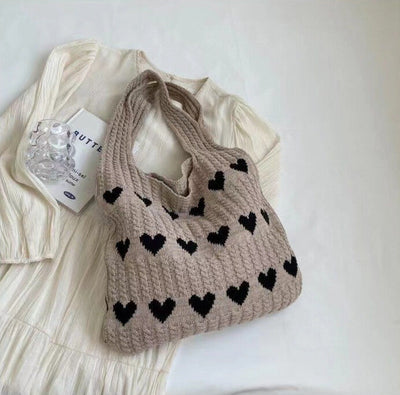 HeartKnit | Schultertasche