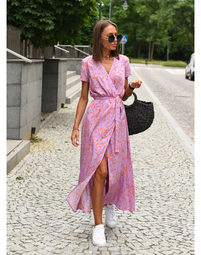 Lara™ | Lebhaftes Wickelkleid