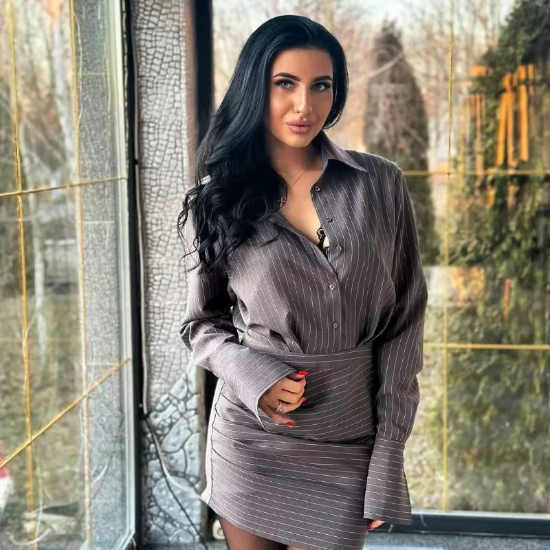 Leandra | Streifen-Wickel-Set