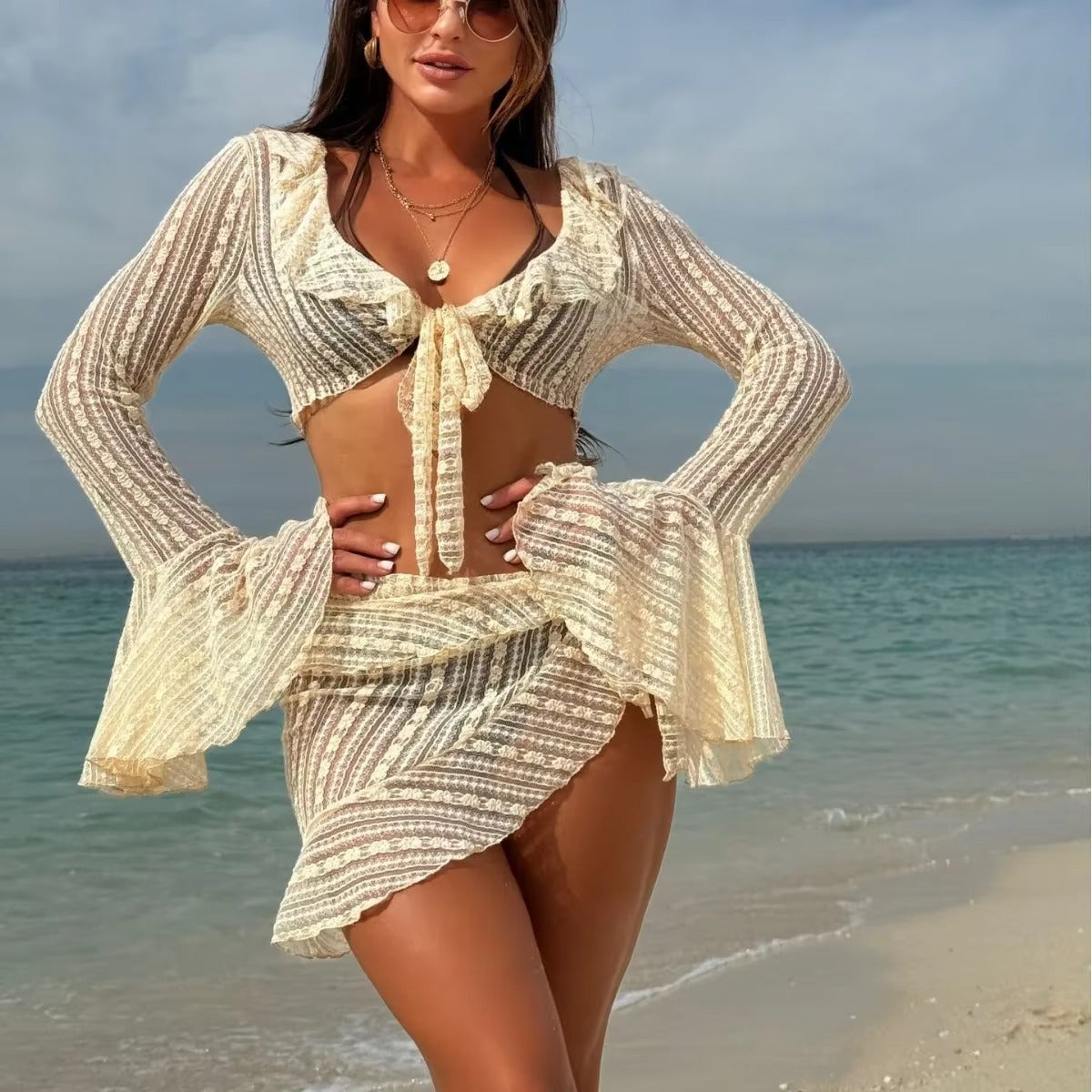 Sonnenuntergangsbrise | Bikini & Strandset