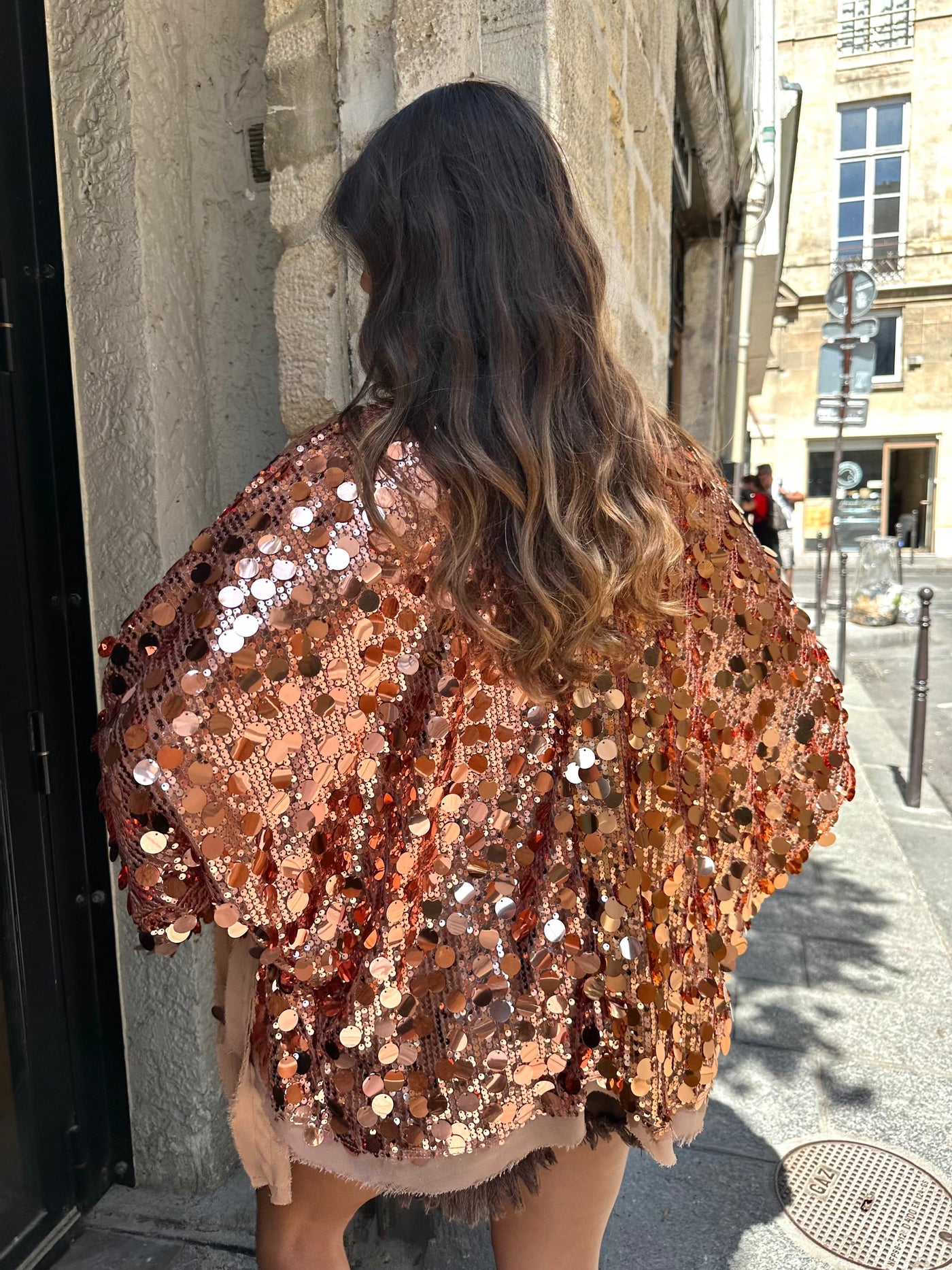 Noreva | Pailletten-Kimono für Sommer- und Herbststyling