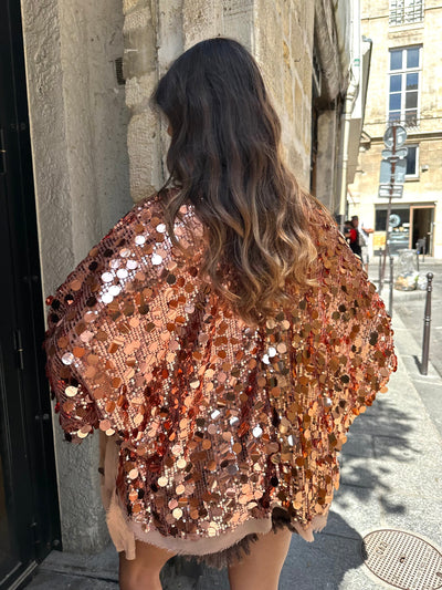 Noreva | Pailletten-Kimono für Sommer- und Herbststyling