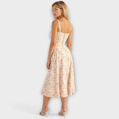 Kiana™ | Midi-Kleid mit Korsett