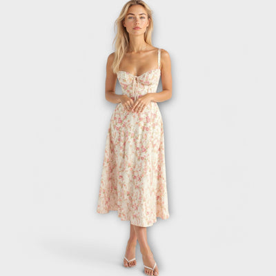 Kiana™ | Midi-Kleid mit Korsett