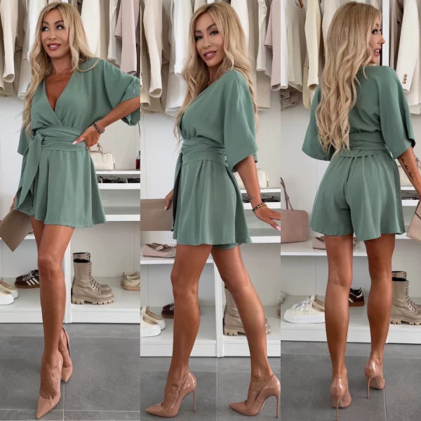 Sabina™ | Eleganter Jumpsuit mit V-Ausschnitt