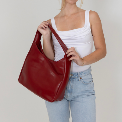 Rosa Handtasche