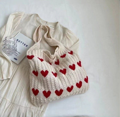 HeartKnit | Schultertasche