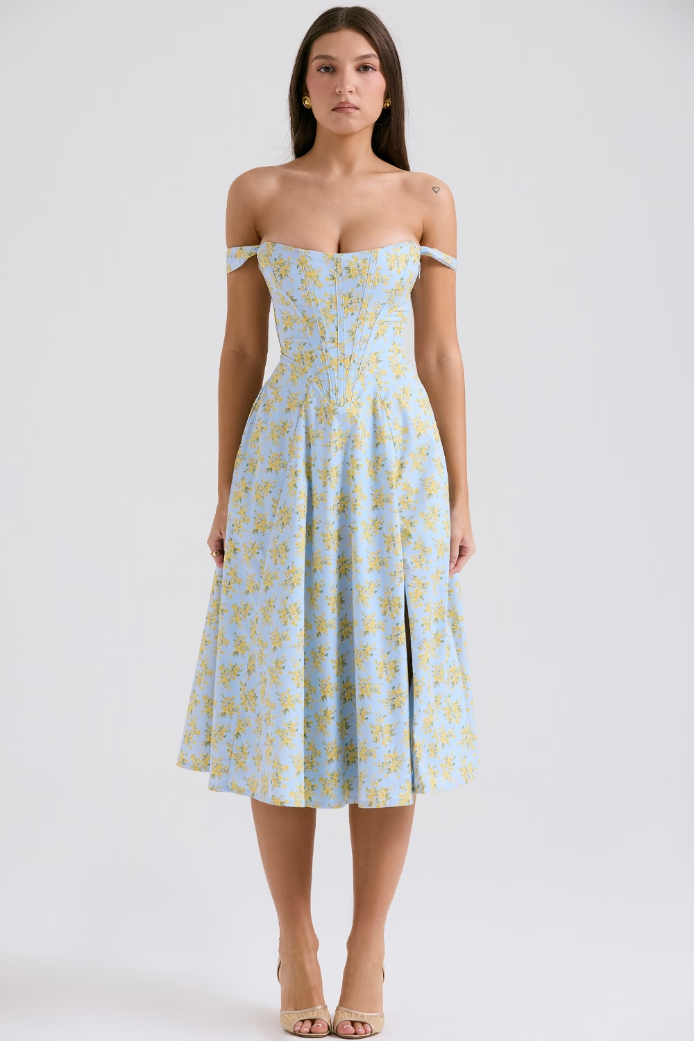 Lilia Corset | Midi Kleid