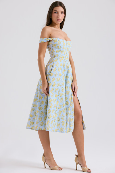 Lilia Corset | Midi Kleid