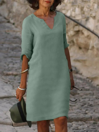Josette™ | Elegantes Kleid mit V-Ausschnitt