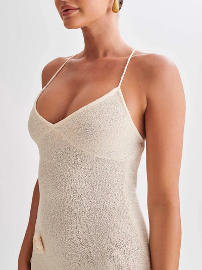 Bloom Knit | Maxi Kleid