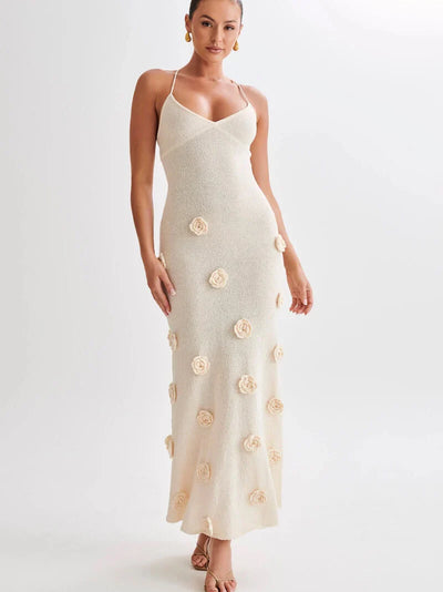 Bloom Knit | Maxi Kleid