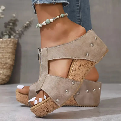 🔥2025 Neu 50% Rabatt Hot Sale🔥Orthopädische Sandalen mit offener Zehe und Keil in Mode