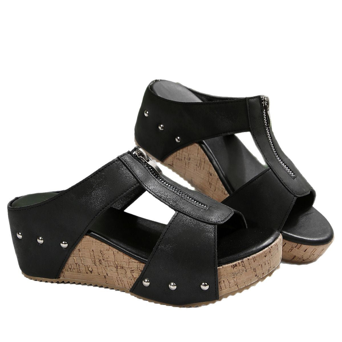 🔥2025 Neu 50% Rabatt Hot Sale🔥Orthopädische Sandalen mit offener Zehe und Keil in Mode