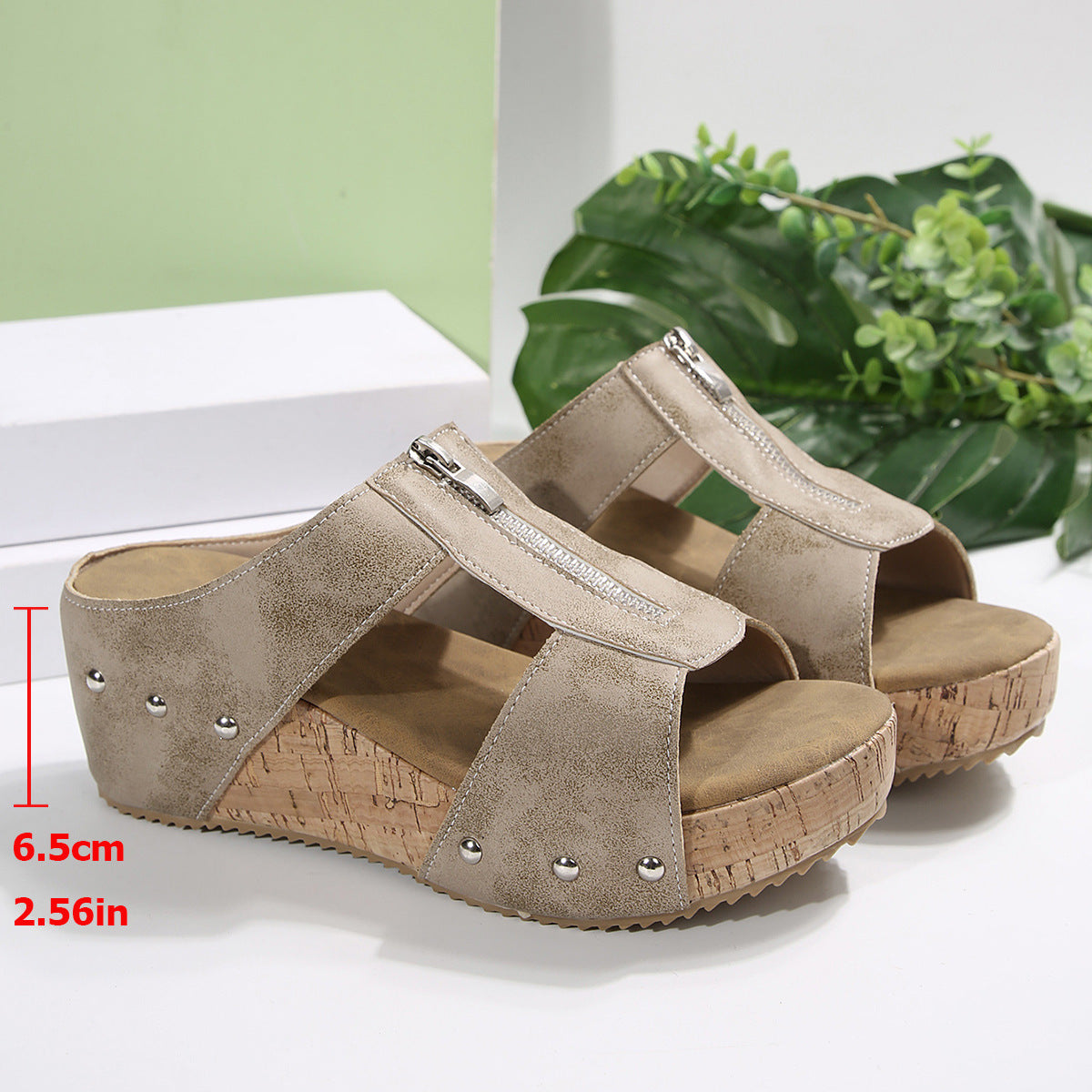 🔥2025 Neu 50% Rabatt Hot Sale🔥Orthopädische Sandalen mit offener Zehe und Keil in Mode