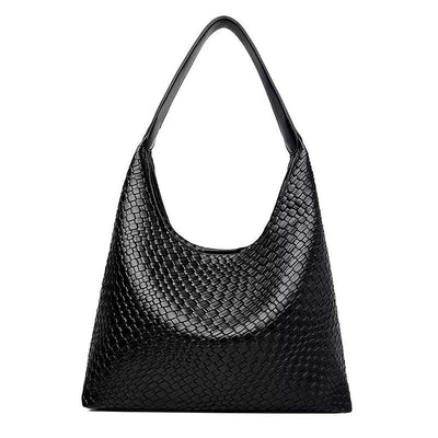 Livia Woven Tote | Vegane Schultertasche mit Pouch
