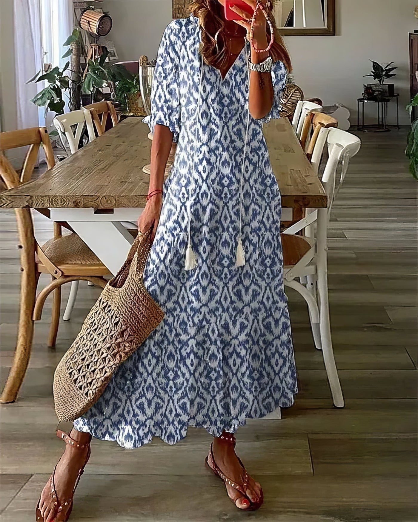 Diana™ | Boho-Kleid mit Bauchbedeckung