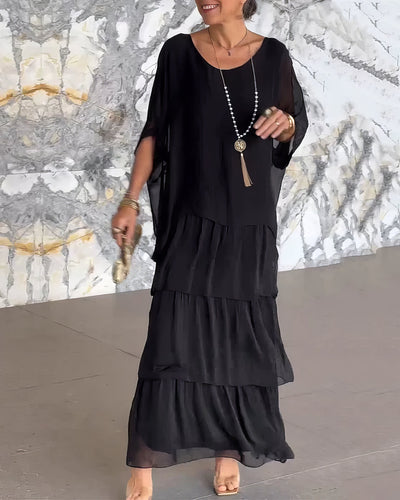 Künstlerisches Kleid mit weitem Schnitt