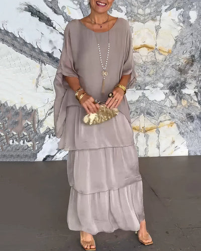 Künstlerisches Kleid mit weitem Schnitt