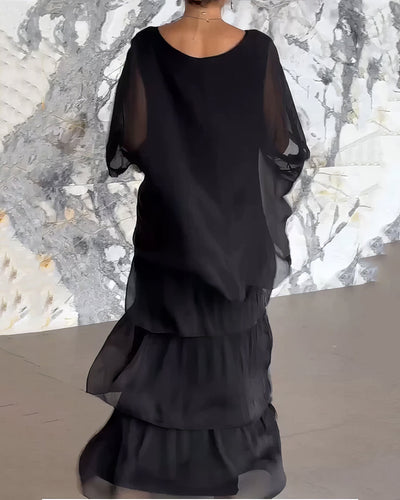 Künstlerisches Kleid mit weitem Schnitt