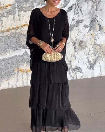 Künstlerisches Kleid mit weitem Schnitt