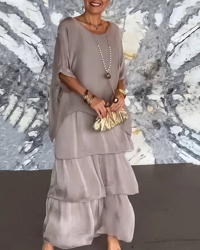 Künstlerisches Kleid mit weitem Schnitt