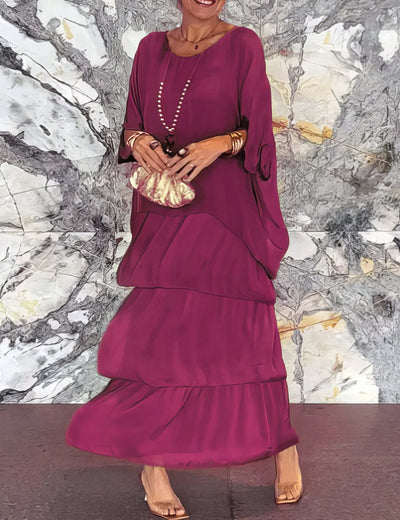 Künstlerisches Kleid mit weitem Schnitt