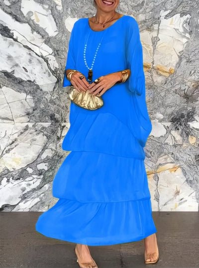 Künstlerisches Kleid mit weitem Schnitt