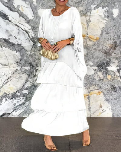 Künstlerisches Kleid mit weitem Schnitt