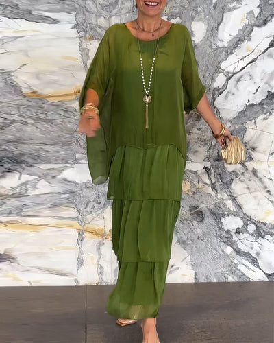 Künstlerisches Kleid mit weitem Schnitt