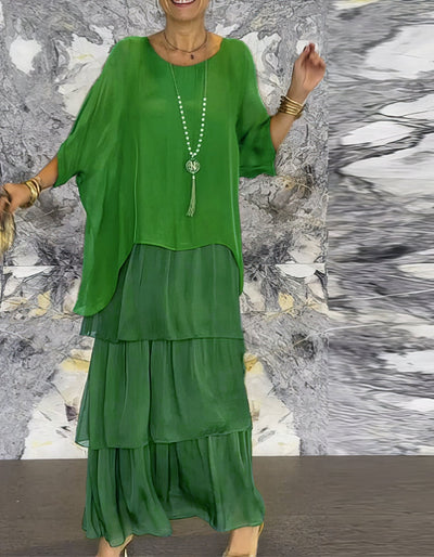 Künstlerisches Kleid mit weitem Schnitt