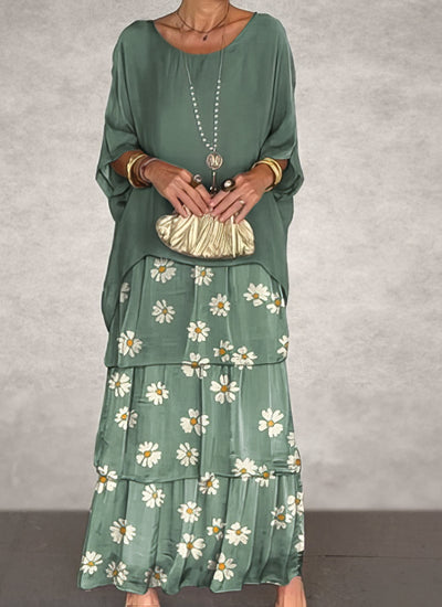 Künstlerisches Kleid mit weitem Schnitt