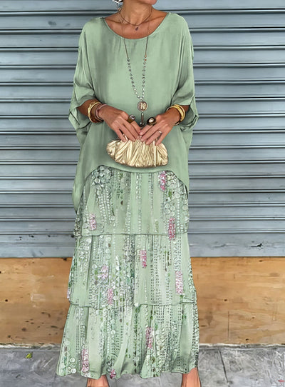 Künstlerisches Kleid mit weitem Schnitt