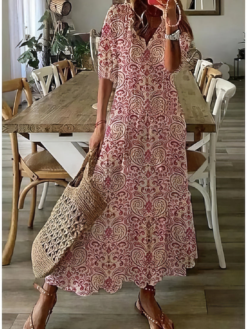 Diana™ | Boho-Kleid mit Bauchbedeckung