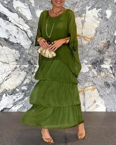 Künstlerisches Kleid mit weitem Schnitt