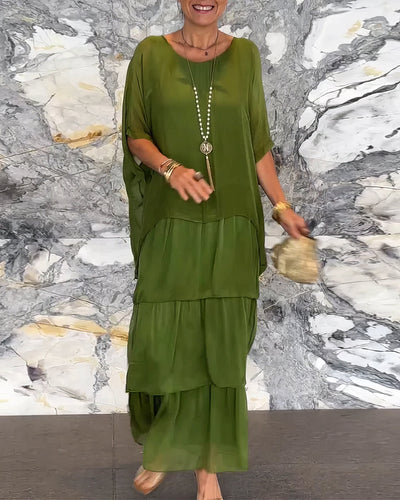 Künstlerisches Kleid mit weitem Schnitt