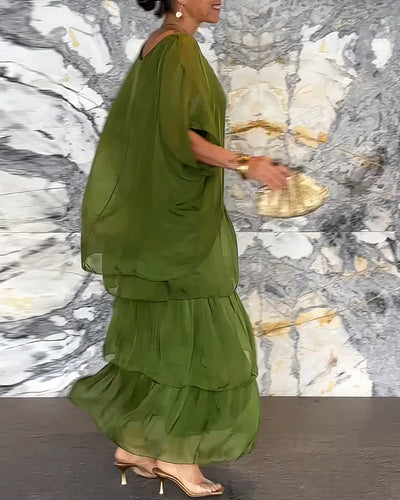 Künstlerisches Kleid mit weitem Schnitt