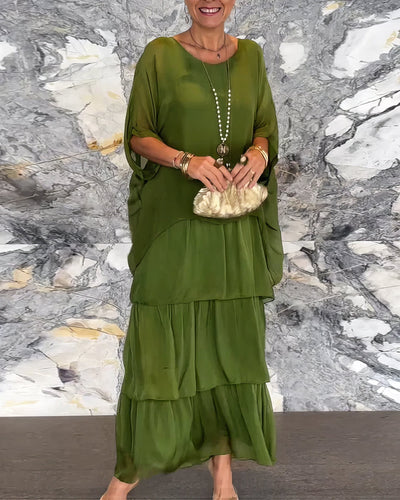 Künstlerisches Kleid mit weitem Schnitt