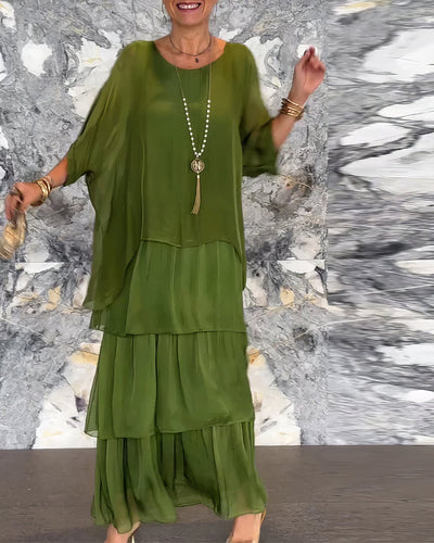 Künstlerisches Kleid mit weitem Schnitt