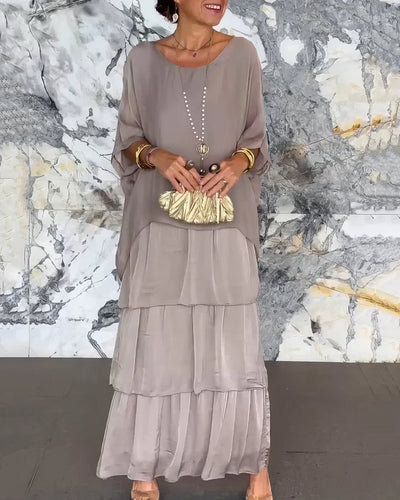 Künstlerisches Kleid mit weitem Schnitt