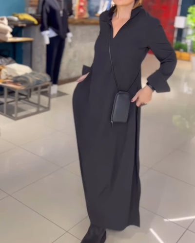 Claudia - Langes Stretchkleid