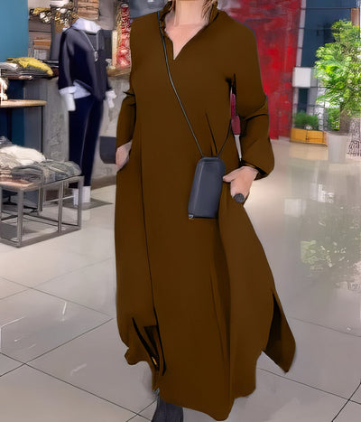 Claudia - Langes Stretchkleid